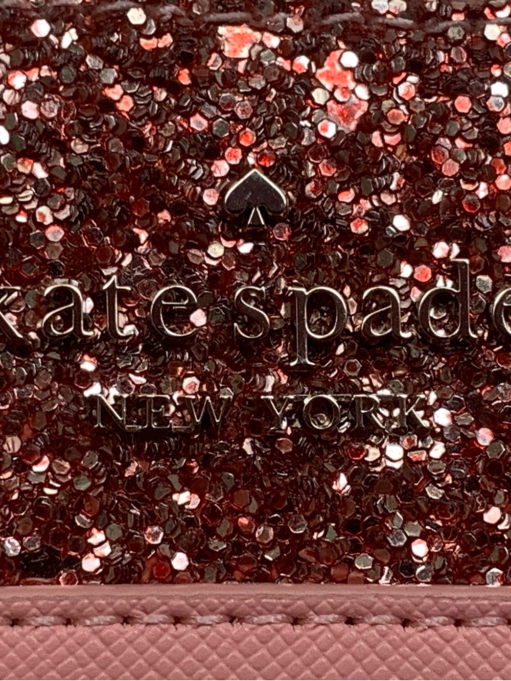 Kate Spade Flash Glitter Pink Satchel Crossbody Bag - Picture 4 of 16